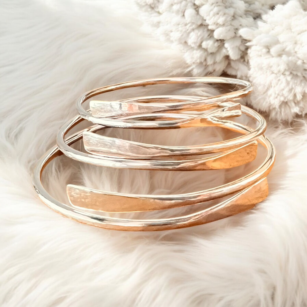 Bohème Brass Bangle (S)
