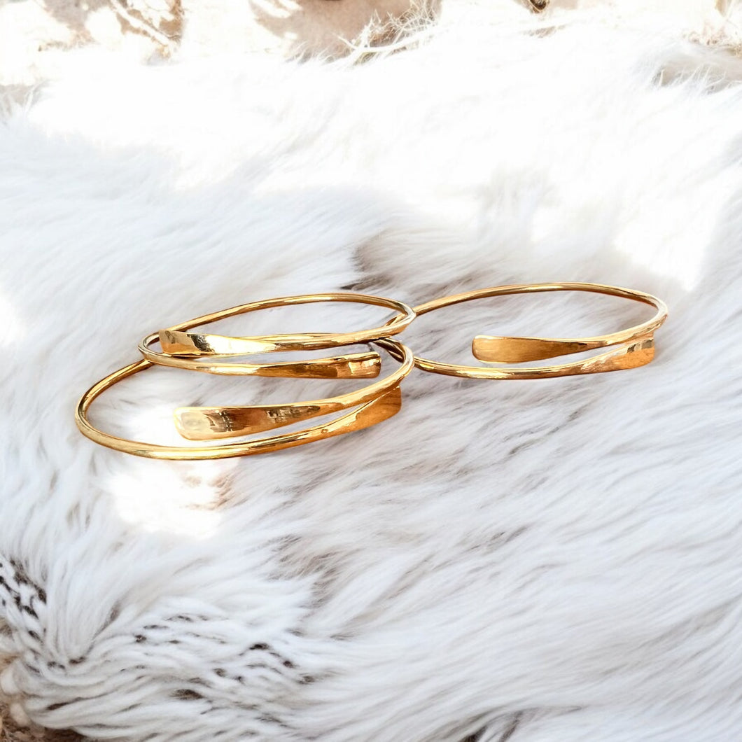 Bohème Brass Bangle (XL)